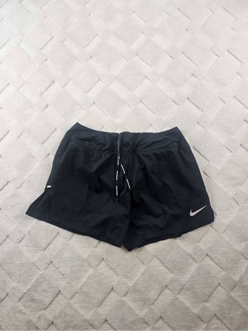 Nike Dri Fit Shorts Womens Small Black Gym Yoga Run Wear
